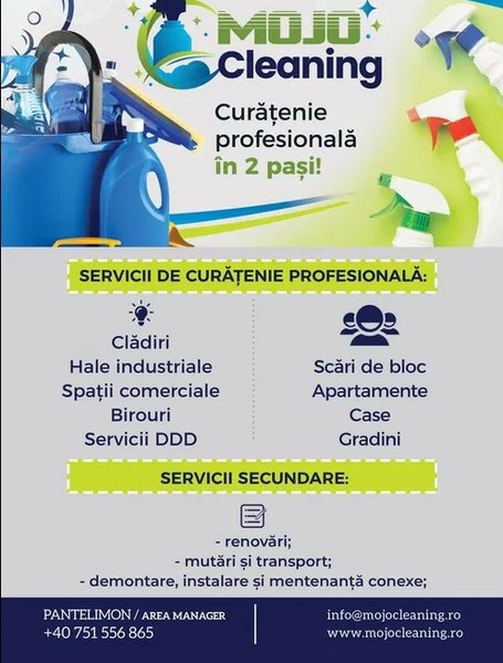 Mojo Cleaning - Curatenie/dezinfectie